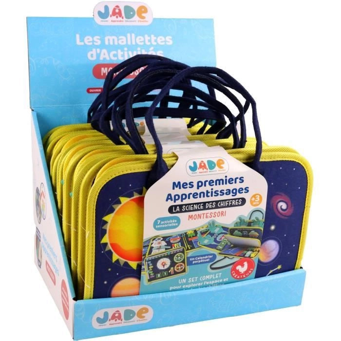Custodia per Attività Spaziali - Montessori - JADE - Gioco Educativo - Viaggio - Sensoriale - Gioco per Bambini - Design Francese
