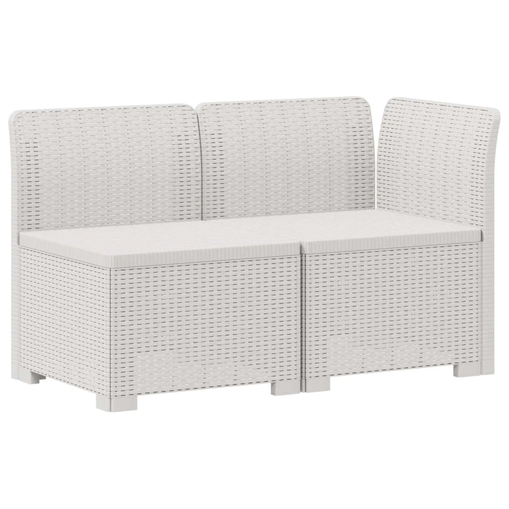 Divano da Giardino a 2 Posti con Cuscini Aspetto Rattan PP 8011934
