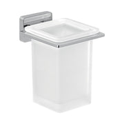 Portaspazzolini da muro in acciaio inox e Cromall 4410 Gedy serie ATENA Cromato