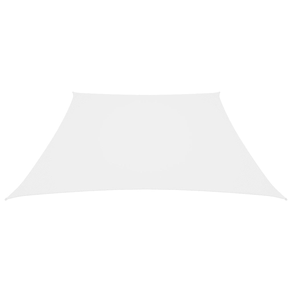 Parasole a Vela in Tela Oxford a Trapezio 3/5x4 m Bianco 135298