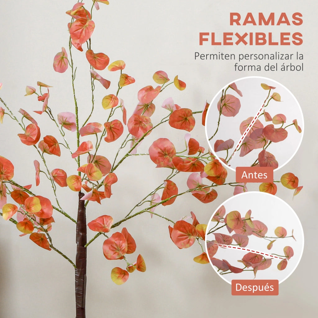 Albero di Luce LED 150 cm 245 Luci ¨C zephmum ¨C Arancione per Interni ed Esterno