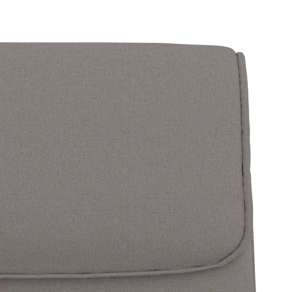vidaXL Panca Tortora 100x64x80 cm in Tessuto