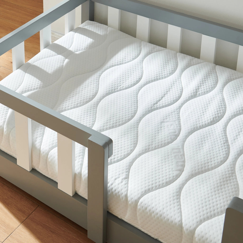 Materasso per Bambini in Schiuma Fredda 90x200 cm con Coprimaterasso Rimovibile [neu.haus]