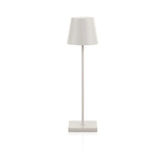 Lampada da tavolo ricaricabile OSCAR bianco