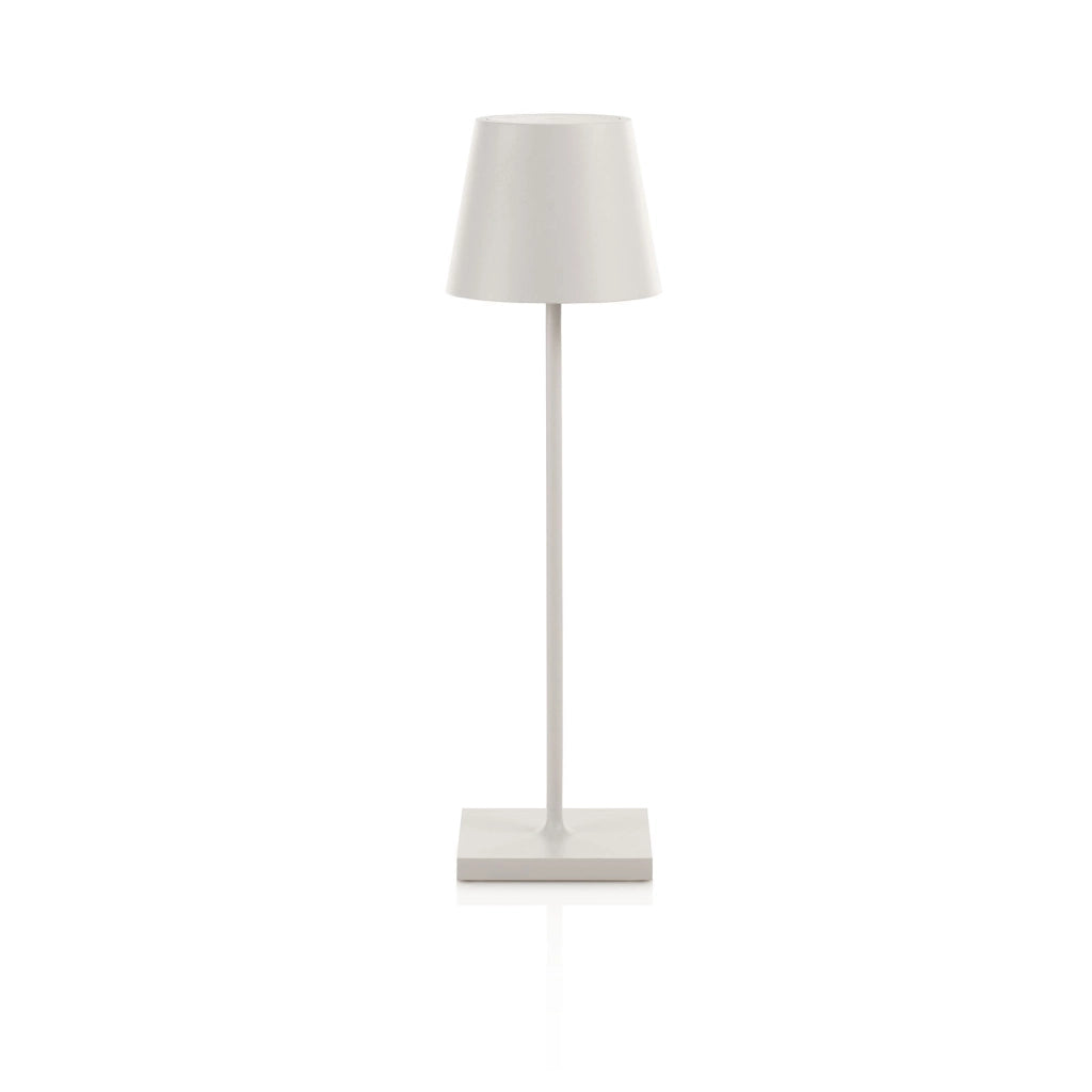 Lampada da tavolo ricaricabile OSCAR bianco