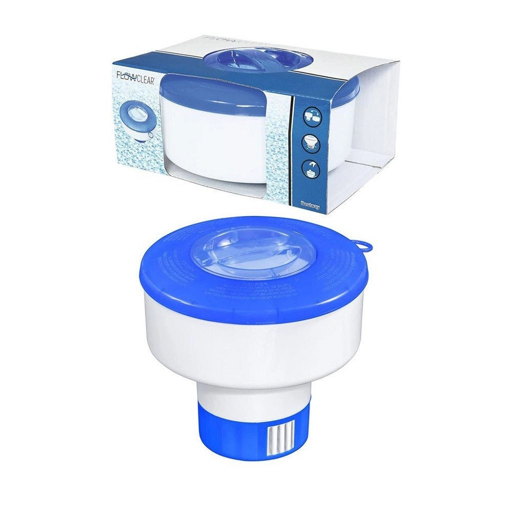 Trade Shop - Galleggiante Chimico Pieghevole Dispenser Regolabile Cloro Per Piscine 58656 -
