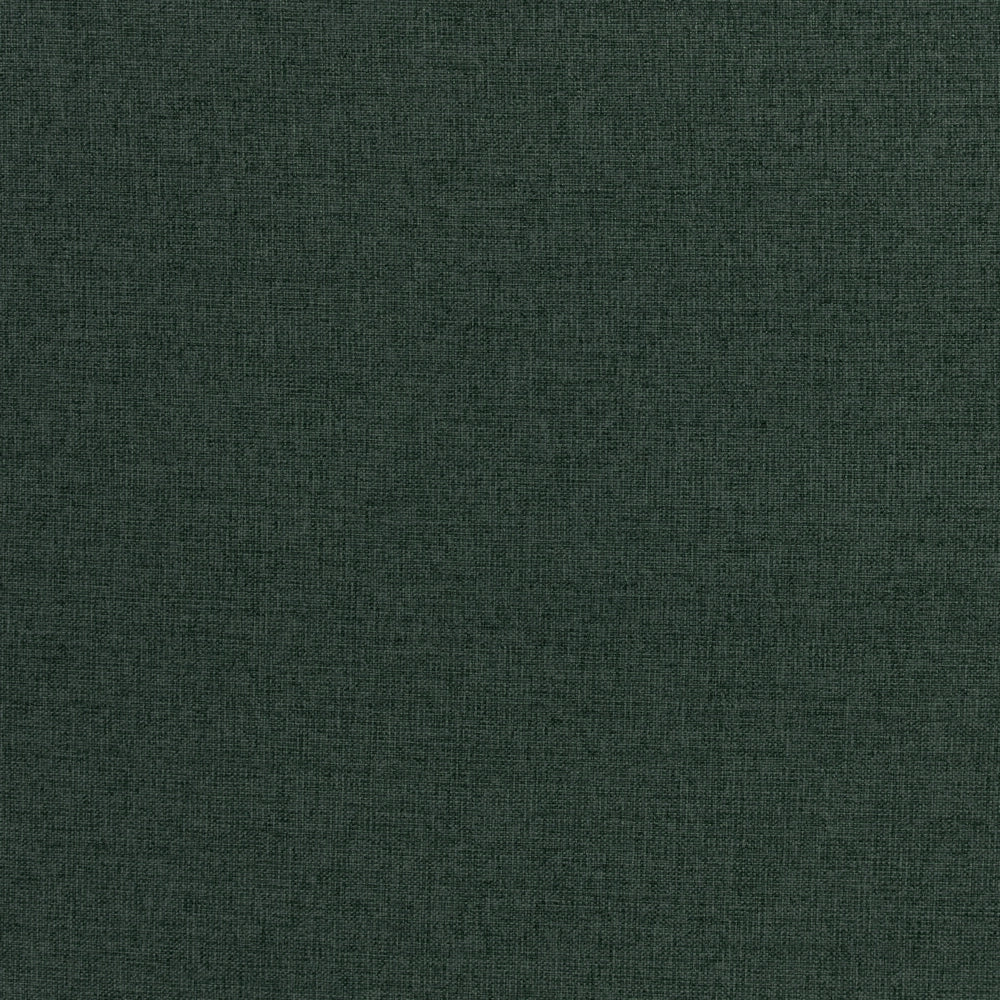 Divano componibile a 4 posti imbottito in tessuto verde scuro gambe nere lato destro con ottomana stile moderno