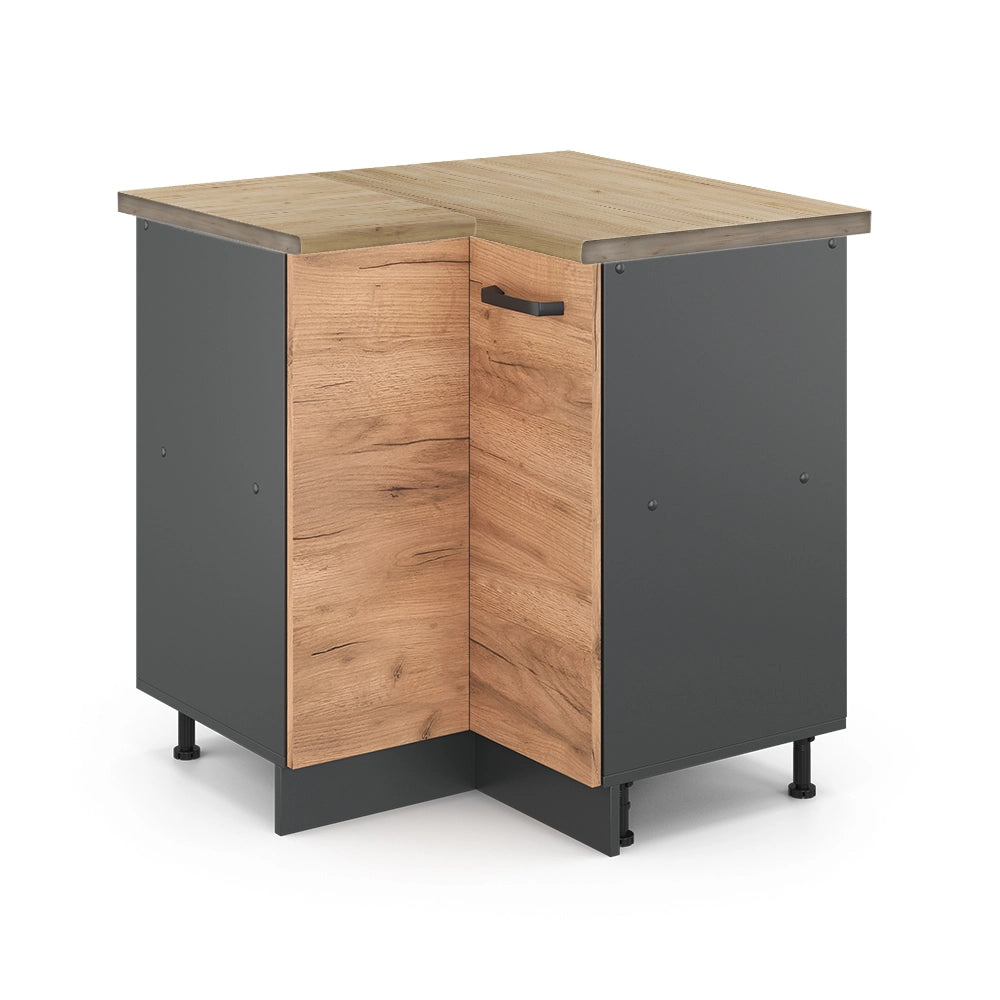 Vicco Mobile ad angolo cucina Quercia dorata 75.6 cm , PL Rovere