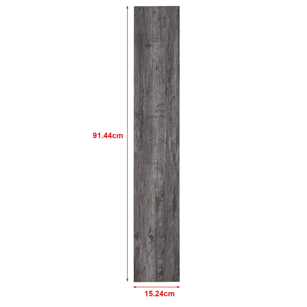 Piastrelle Adesive Vanola in PVC per Spazi Interni 28 listoni = 3,92 m² Effetto Rovere Night NEU.HOLZ