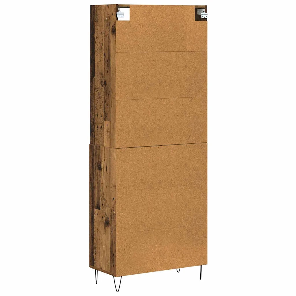 Credenza 2 pcs Legno vecchio Legno multistrato 3403171