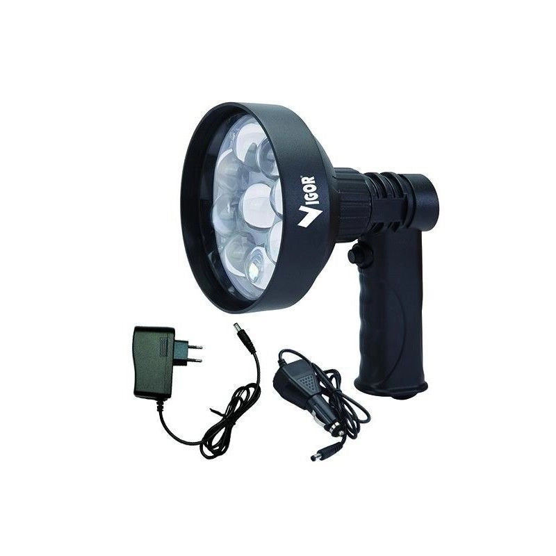 Vigor Faro Led Ricaricabili Censimento Notturno 27W