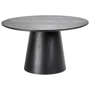 Tavolino da caffè con piano in MDF nero impiallacciato 80 x 80 cm Design moderno per soggiorno