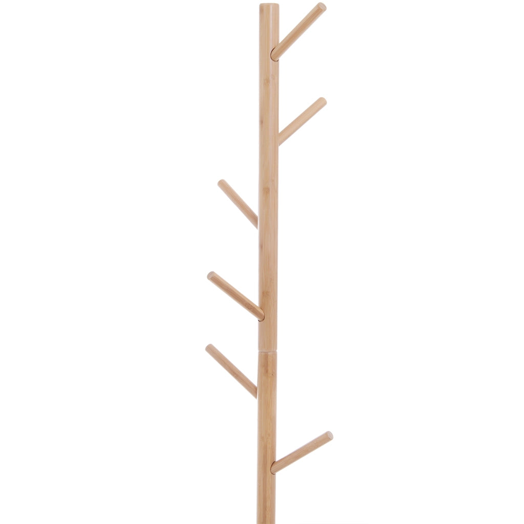 Appendiabiti con panca e scaffale ¨C zephmum ¨C Bamb¨´ e MDF 80x30x180cm