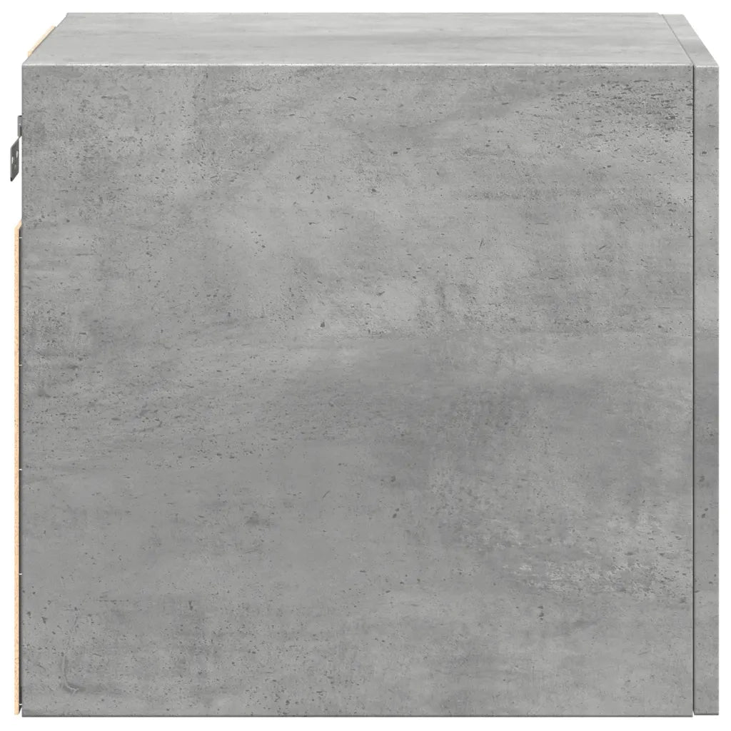 Armadietto a Muro | Mobile a Parete Grigio Cemento 40x42,5x40 cm Legno Multistrato