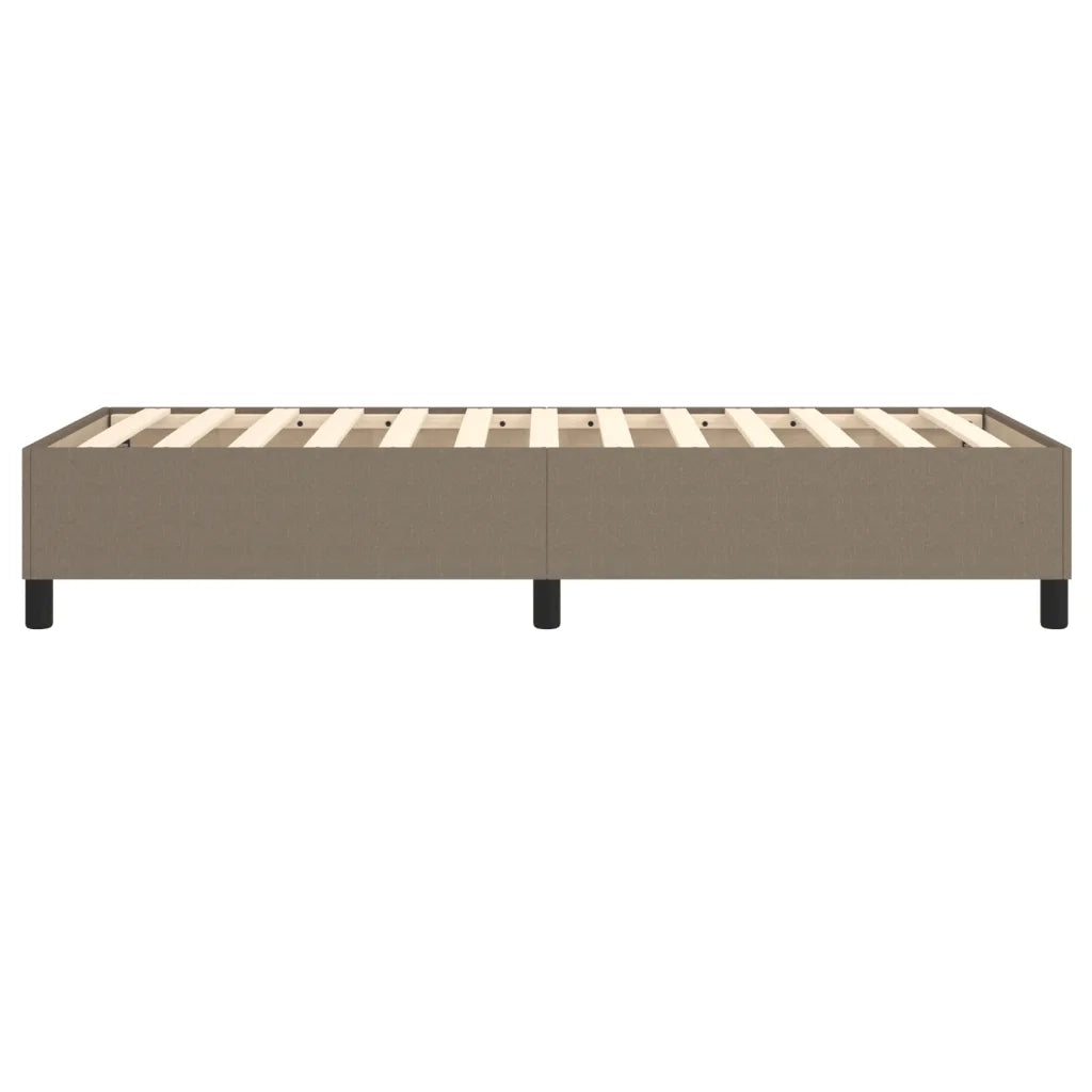 Struttura Letto a Rete a Molle Tortora 80x200 cm Tessuto 3120818