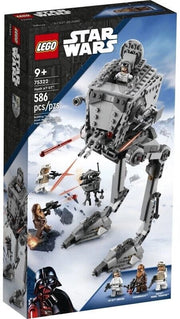Lego star wars 75322 at-st di hoth con minifigure di chewbacca e droide, modellino del film limpero colpisce ancora - LGO75322