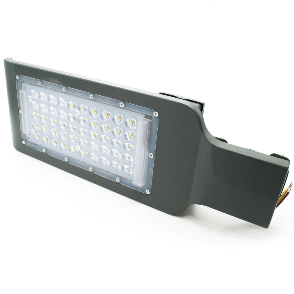 Faro armatura stradale LED lampione esterno proiettore luci strada viale sentiero parco 230V luce 6500K potenza 50W