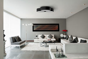 Lampada App878-c Triple Black 3x40cm