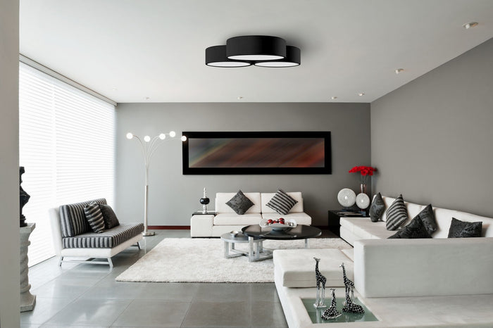 Lampada App878-c Triple Black 3x40cm