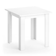 Vicco Tavolo da pranzo Bianco 80 x 80 cm