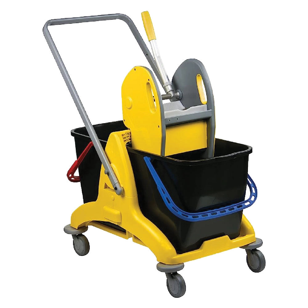 CARRELLO MULTIUSO DOPPIA VASCA 2 vasche da 25 lt ciascuna  - Senza Marca