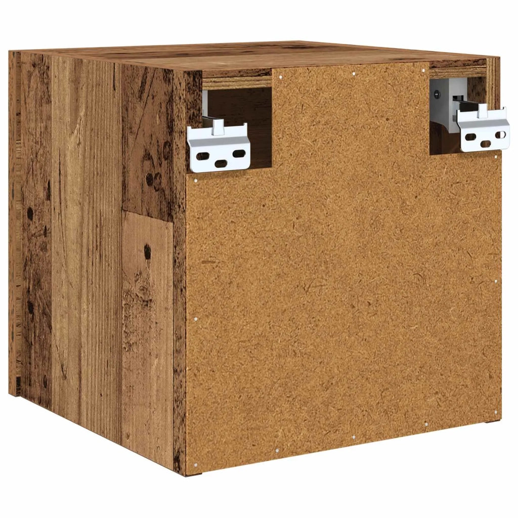 Mobile TV da parete Legno antico 30,5 x 30 x 30 cm 8003720