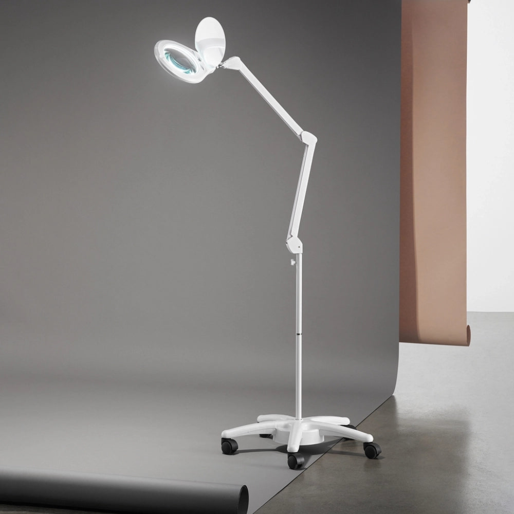 Lampada Da Scrivania Contemporanea Close Metallo Bianco Led 12W 3000K