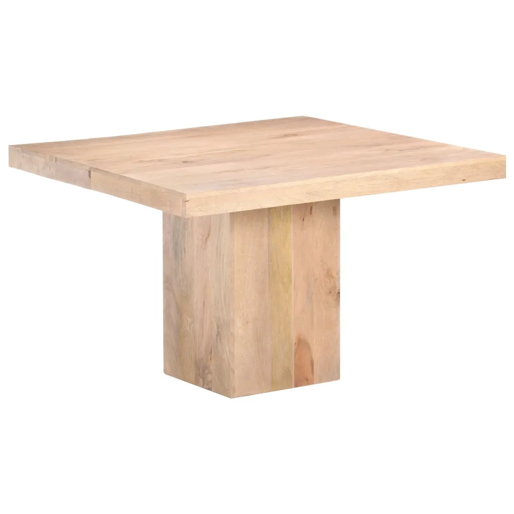 vidaXL Tavolo da Pranzo 120x120x77 cm in Legno Massello di Mango