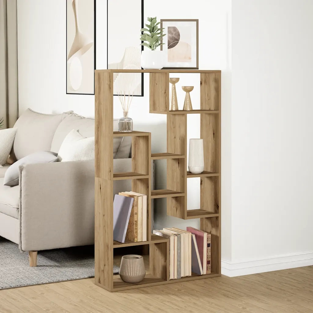 Libreria Rovere Artigianale 72x20x120,5 cm in Truciolato 858164