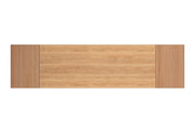 Testiera per letto Herdasa 140cm rovere dorato stampa doghe rovere 67x225x3cm