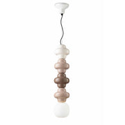 Sospensione Vintage Decò Copacabana 4 Moduli Ceramica Multicolor B-G-A E27
