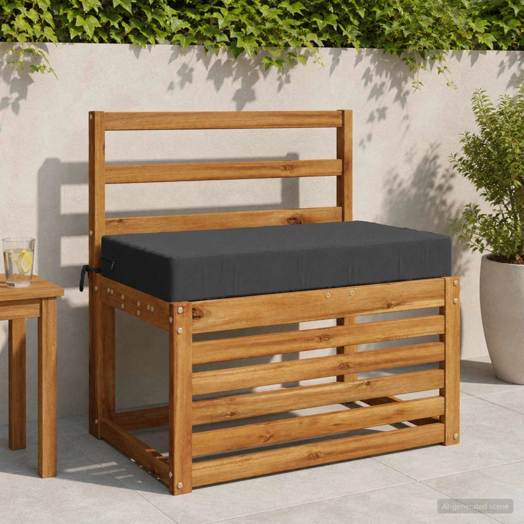 Cuscino per la seduta SOEST 100% Poliestere Antracite 946888