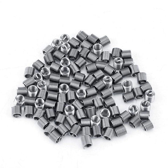 Inserti di vite in acciaio inossidabile Assortimento - M4 0,7 2 D - 100 pezzi