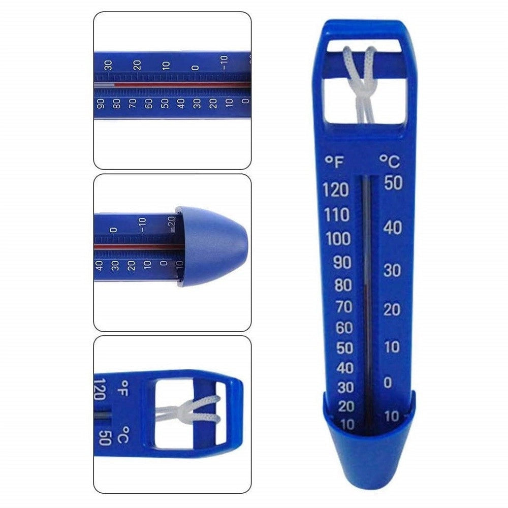 Trade Shop - Termometro Galleggiante Misurazione Temperatura Acqua Piscina Con Corda 42380 -