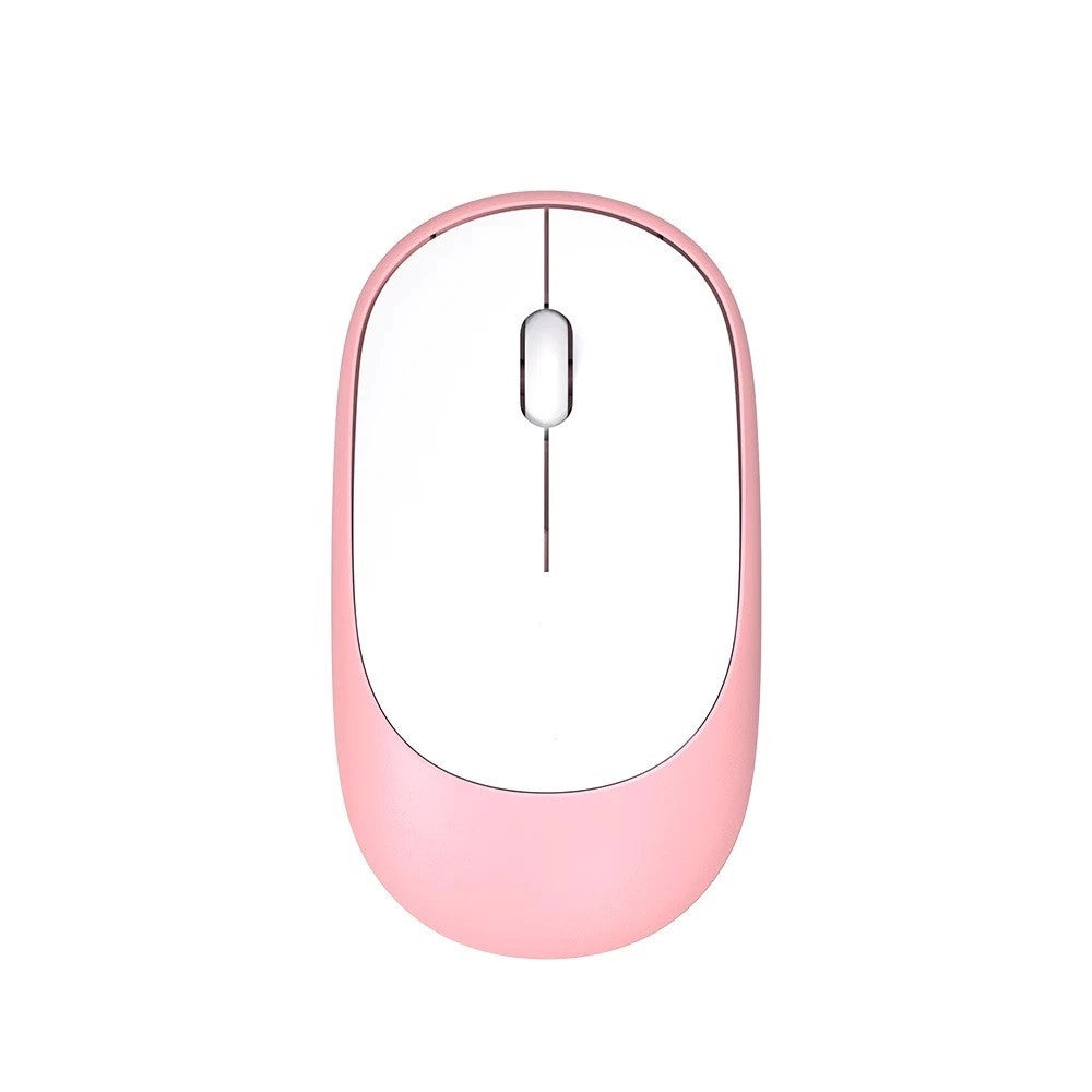 Trade Shop - Set Tastiera Mouse Senza Fili 2.4g Combo Retro Keycap Rotondo Pc Laptop Tf770 -