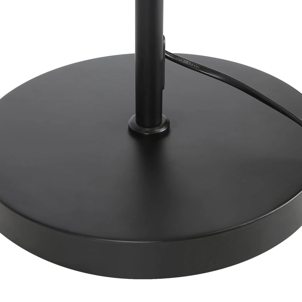 ZMH Lampada da terra per soggiorno design tessuto moderno lampada da lettura E27 con interruttore a pedale