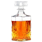 Bottiglia per Liquori 1 Litro Caraffa Decanter con Tappo in Vetro