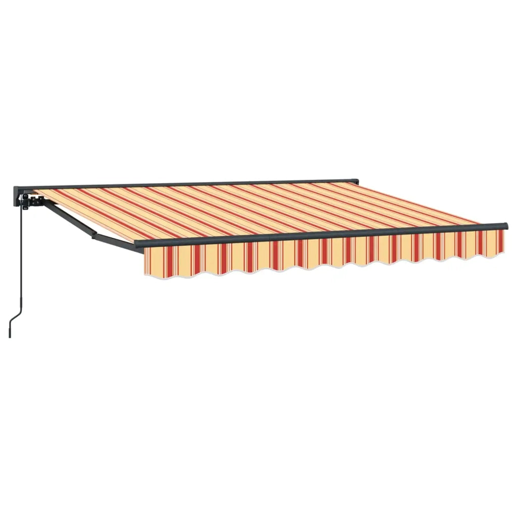Tenda retrattile manuale Giallo, Arancione e Bianco 3 x 2 m 3420390