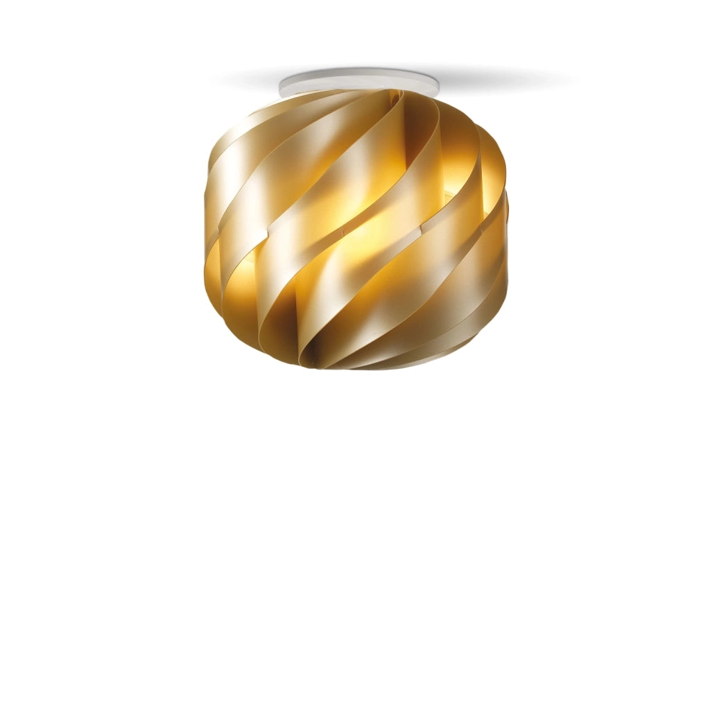 Plafoniera Moderna Globe Polilux ® New Gold 1 Luce E27