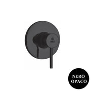 Miscelatore da incasso Doccia serie Cilindra Argo Rubinetterie Colore: Nero Opaco