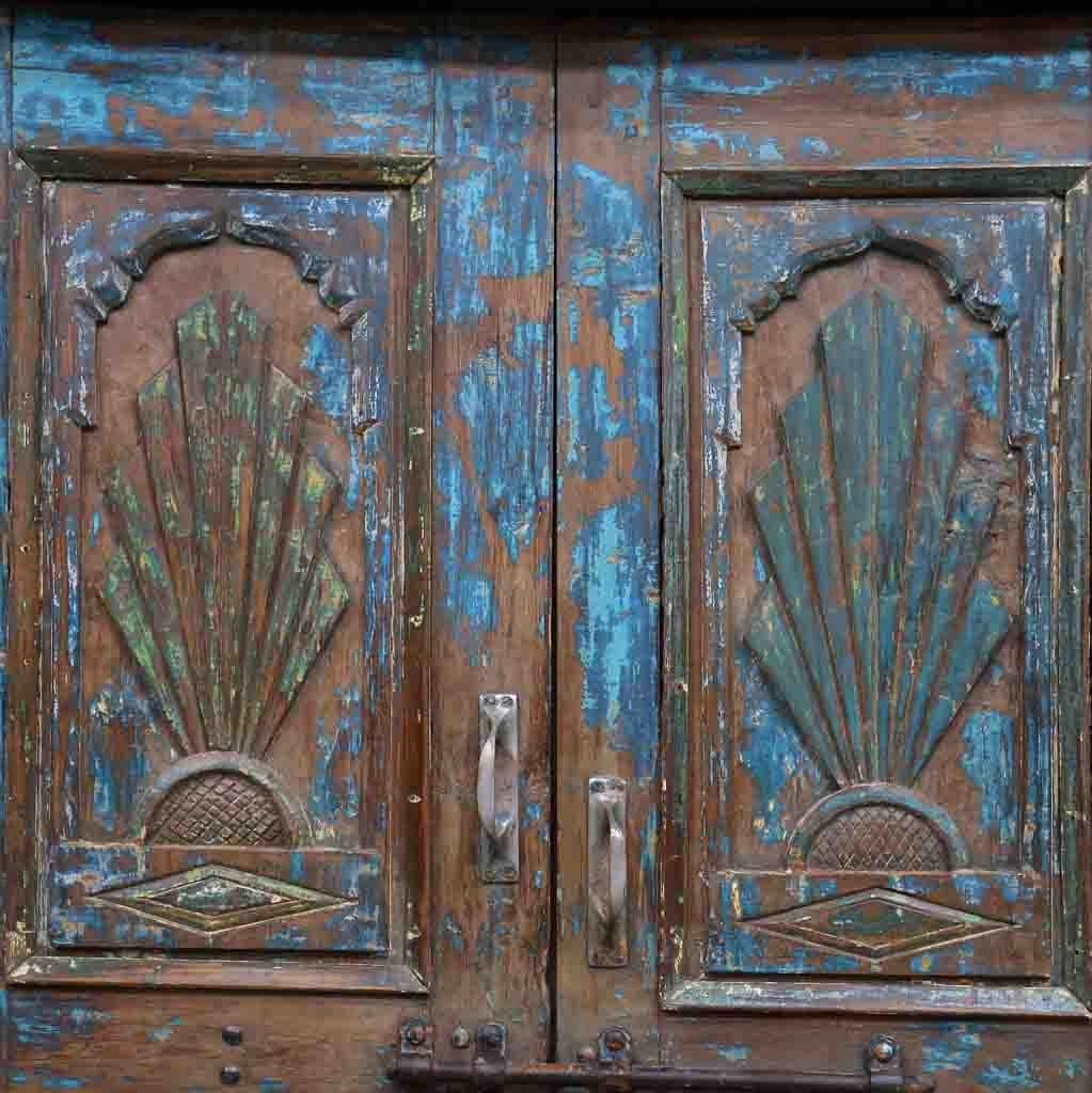 Porta in legno marrone 160x20x224h cm