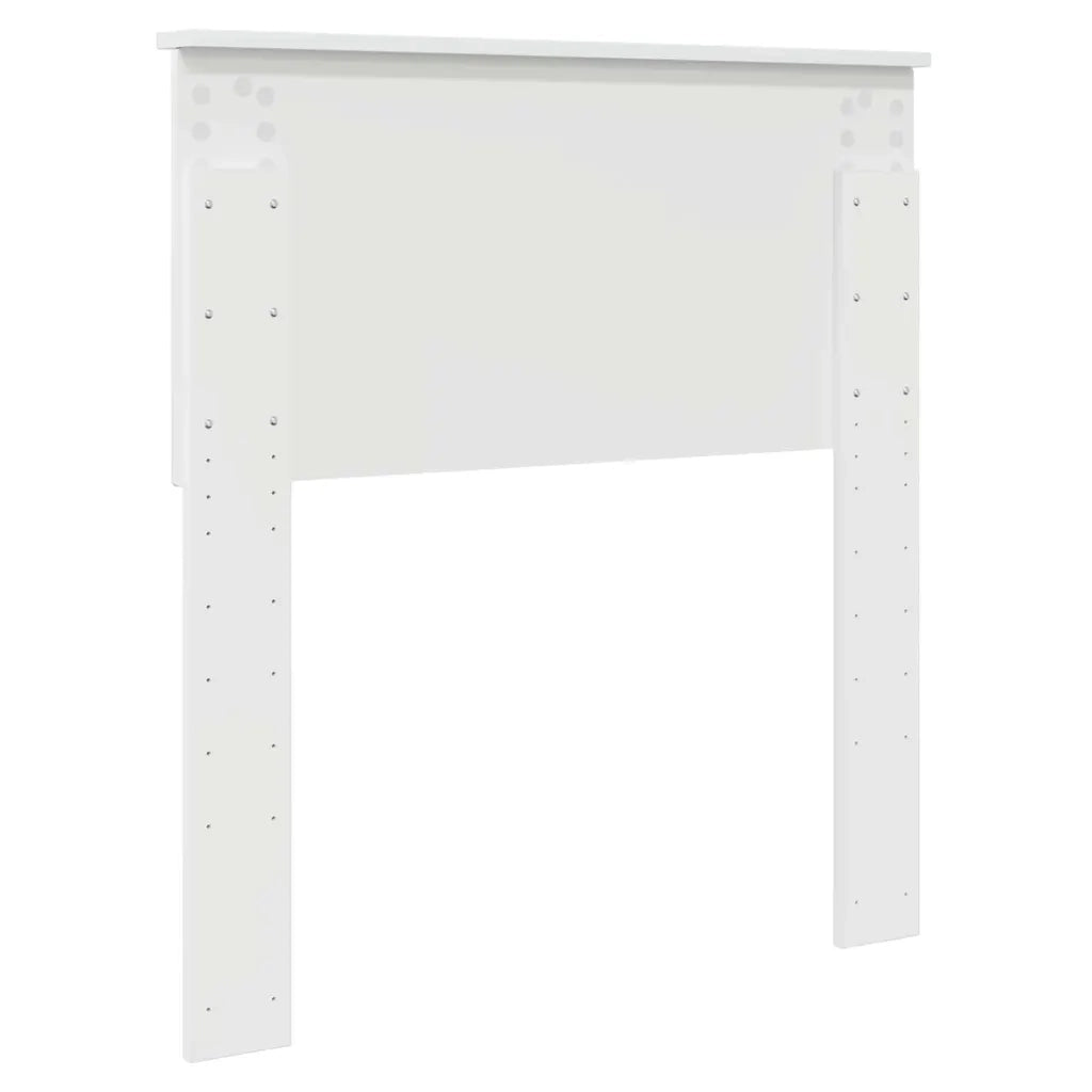 Testiera-Testata-Testiera Decorativa Bianco Lucido 80 cm Legno multistrato 847536