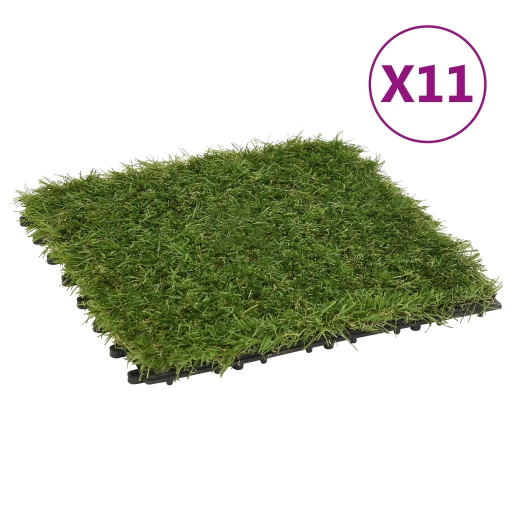 Piastrelle in Erba Sintetica 11 pz 30x30 cm Verde cod mxl 69672
