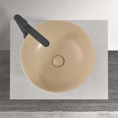 Mensolone bagno 60 cm grigio chiaro per lavabo da appoggio Master