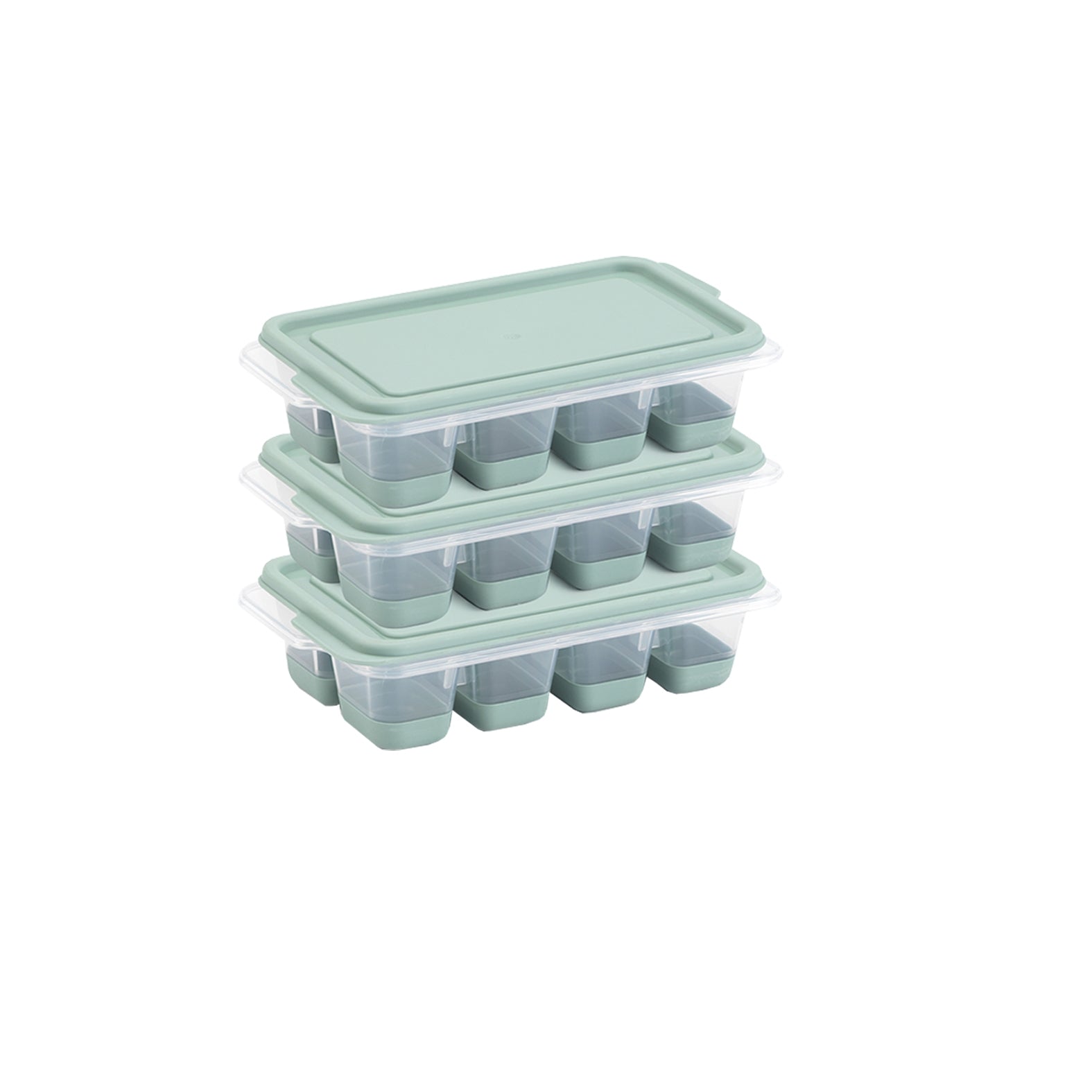 set di 3 coperchi universali in vetro e silicone