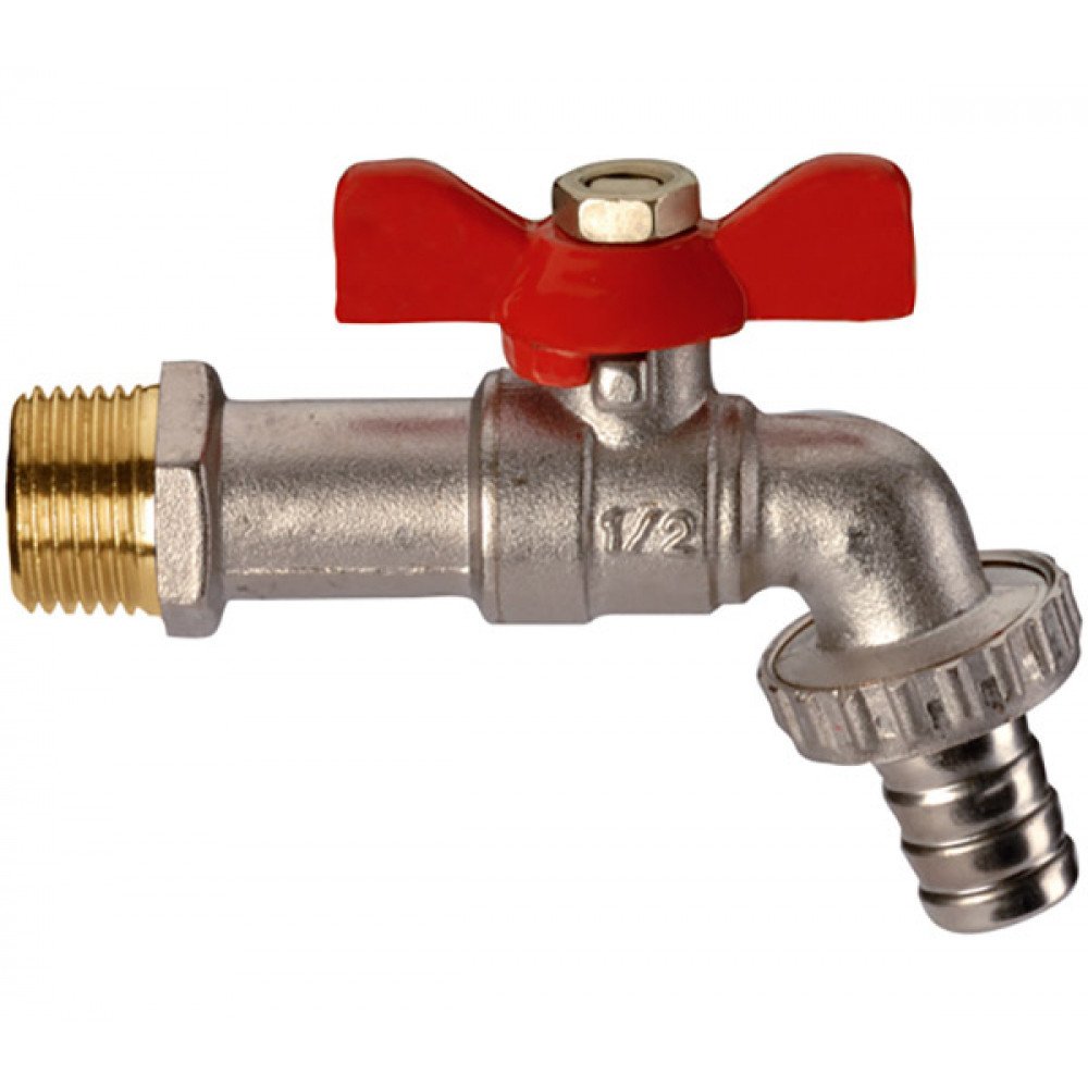 Remer rubinetto portagomma a sfe ra maniglia a farfalla 1/2 b01fk