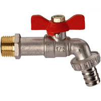 Remer rubinetto portagomma a sfe ra maniglia a farfalla 1/2 b01fk