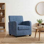 Poltrona Blu Chenille 42043446