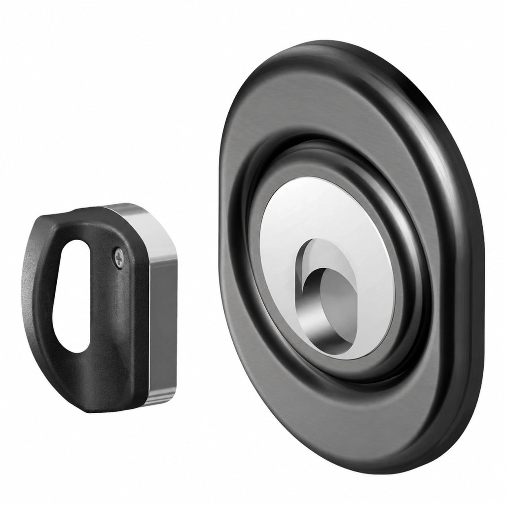 DEFENDER MAGNETICO PER SERRATURE 'MR 500F' inox nero  - DISEC
