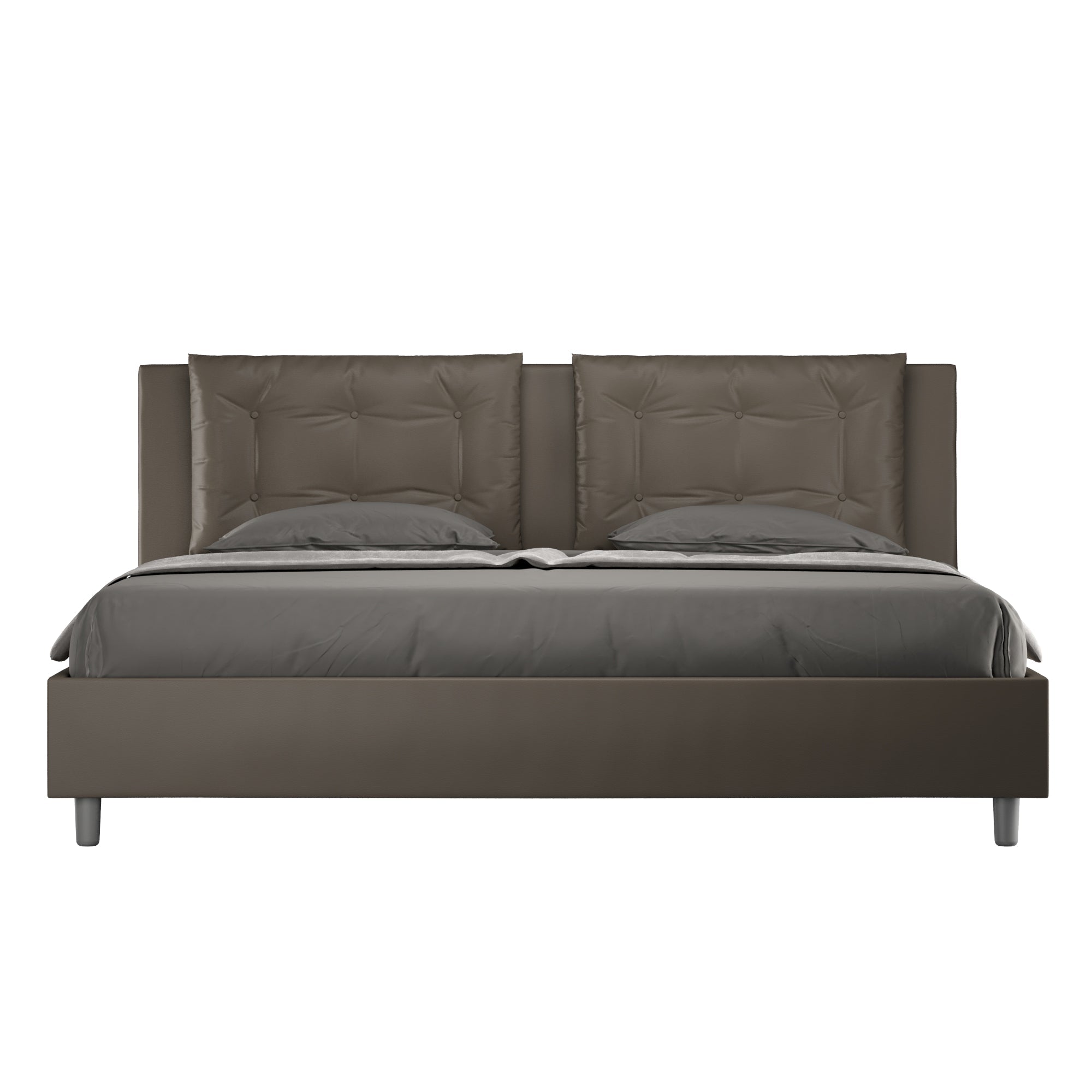 Letto Matrimoniale 160x190 cm Senza Rete Annalisa Cappuccino